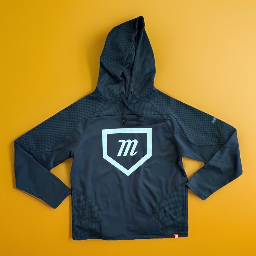 Marucci Black Performance Hoodie Adult Small Baseball Softball Pullover S